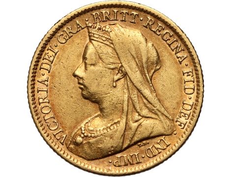 Wielka Brytania, Wiktoria, 1/2 suwerena 1900