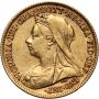 Wielka Brytania, Wiktoria, 1/2 suwerena 1900 - 2
