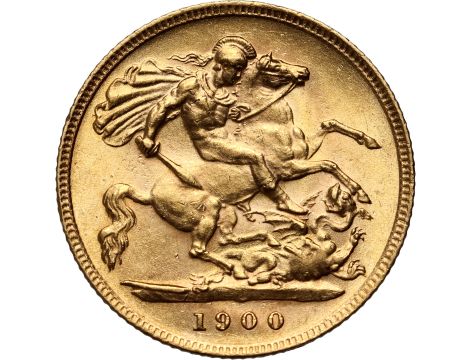 Wielka Brytania, Wiktoria, 1/2 suwerena 1900 - 2