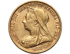 4485. Wielka Brytania, Wiktoria, 1/2 suwerena 1901