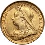 Wielka Brytania, Wiktoria, 1/2 suwerena 1901 - 2