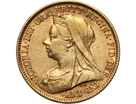 Wielka Brytania, Wiktoria, 1/2 suwerena 1901