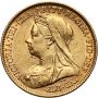 Wielka Brytania, Wiktoria, 1/2 suwerena 1901 - 2