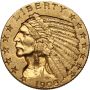 USA, 5 dolarów 1908, Filadelfia, Indianin - 2