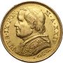 Watykan, Pius IX, 20 lirów 1869 R, Rzym - 2