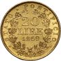 Watykan, Pius IX, 20 lirów 1869 R, Rzym - 3