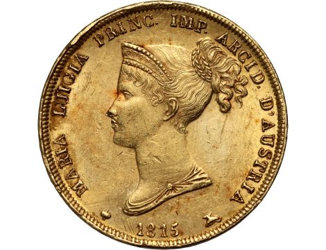 Włochy, Parma, Maria Luiza, 40 lirów 1815 - bardzo ładne