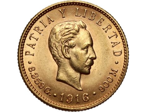 4507. Kuba, 5 pesos 1916, Jose Marti