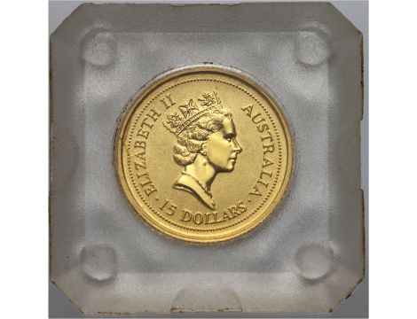 4511. Australia, 15 dolarów 1997, Kangur / Nugget, 1/10 uncji złota - 2