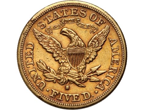 4518. USA, 5 dolarów 1880 S, San Francisco, Liberty - 2