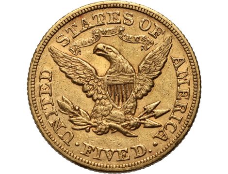 4519. USA, 5 dolarów 1880, Filadelfia, Liberty - 2