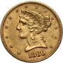 4519. USA, 5 dolarów 1880, Filadelfia, Liberty - 2
