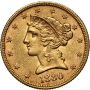 4520. USA, 5 dolarów 1880, Filadelfia, Liberty - 2