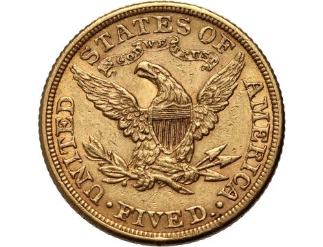 4522. USA, 5 dolarów 1881, Filadelfia, Liberty - 2