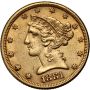 4522. USA, 5 dolarów 1881, Filadelfia, Liberty - 2