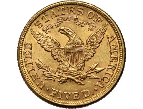 4523. USA, 5 dolarów 1881, Filadelfia, Liberty - 2