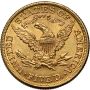 4523. USA, 5 dolarów 1881, Filadelfia, Liberty - 3