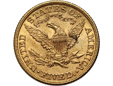 4524. USA, 5 dolarów 1882, Filadelfia, Liberty - 2