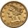 4524. USA, 5 dolarów 1882, Filadelfia, Liberty