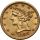 4530. USA, 5 dolarów 1898 S, San Francisco, Liberty
