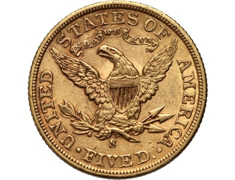 4531. USA, 5 dolarów 1901 S, San Francisco, Liberty - 2