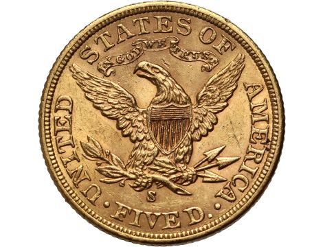 4533. USA, 5 dolarów 1902 S, San Francisco, Liberty - 2