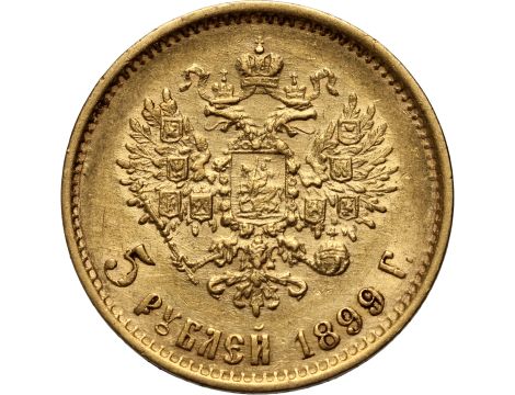 4545. Rosja, Mikołaj II, 5 rubli 1899 (FZ) - 2