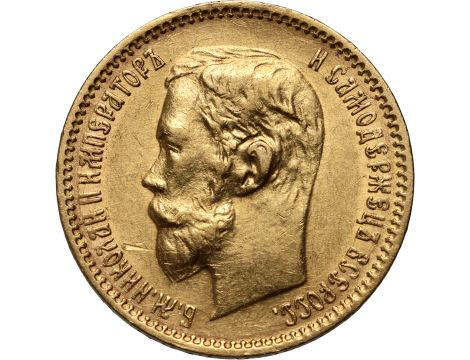 4546. Rosja, Mikołaj II, 5 rubli 1901 (FZ)
