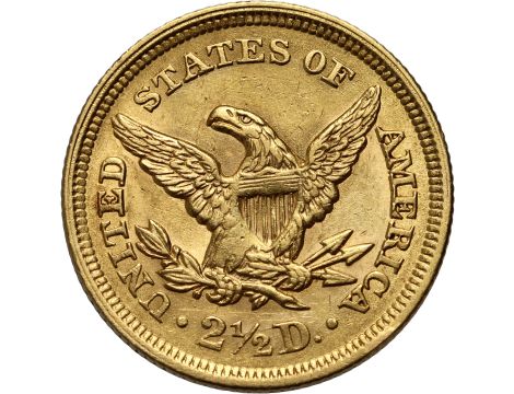 4549. USA, 2,5 dolara 1853, Filadelfia, Liberty - 2