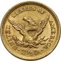 4549. USA, 2,5 dolara 1853, Filadelfia, Liberty - 3