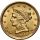 4551. USA, 2,5 dolara 1900, Filadelfia, Liberty