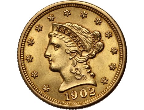 4552. USA, 2,5 dolara 1902, Filadelfia, Liberty