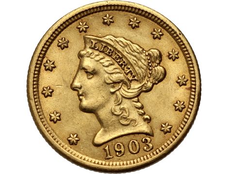 4553. USA, 2,5 dolara 1903, Filadelfia, Liberty