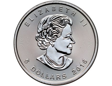 Tuba mennicza 25 x Kanadyjski Liść Klonowy 2016 uncja srebra - 3