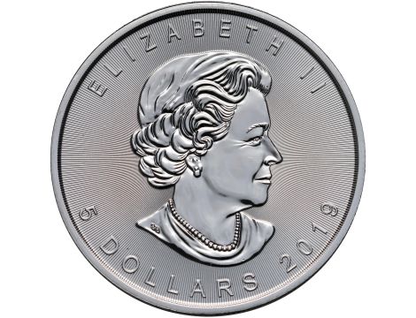 Tuba mennicza 25 x Kanadyjski Liść Klonowy 2019 uncja srebra - 3
