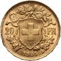 4566. Szwajcaria, 20 franków 1935, Helvetia Vreneli - 3