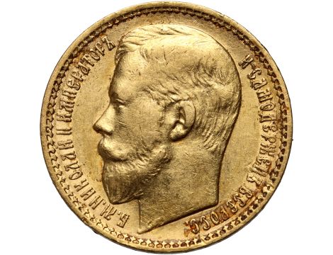 4570. Rosja, Mikołaj II, 15 rubli 1897 (AG)