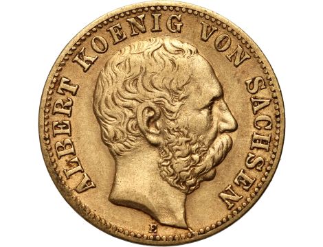 4573. Niemcy, Saksonia, Albert, 10 marek 1875 E, Muldenhutten