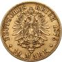 4573. Niemcy, Saksonia, Albert, 10 marek 1875 E, Muldenhutten - 3