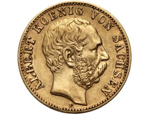 4576. Niemcy, Saksonia, Albert, 10 marek 1893 E, Muldenhutten