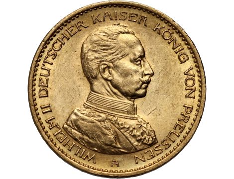 4578. Niemcy, Wilhelm II, 20 marek 1913 A, Berlin, Uniform Mundur