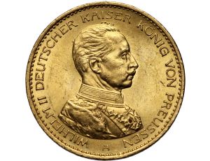 4580. Niemcy, Wilhelm II, 20 marek 1914 A, Berlin, Uniform Mundur