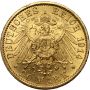 4580. Niemcy, Wilhelm II, 20 marek 1914 A, Berlin, Uniform Mundur - 3