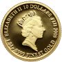 4582. Fidżi, 10 dolarów 2008, Papież Benedykt XV, 1/25 uncji złota - 4