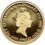 4583. Fidżi, 10 dolarów 2008, Papież Pius XI, 1/25 uncji złota - 4