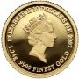 4585. Fidżi, 10 dolarów 2007, Papież Paweł VI, 1/25 uncji złota - 4