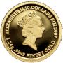 4586. Fidżi, 10 dolarów 2007, Papież Jan Paweł I, 1/25 uncji złota - 4