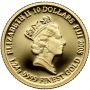 4587. Fidżi, 10 dolarów 2008, Papież Pius X, 1/25 uncji złota - 4