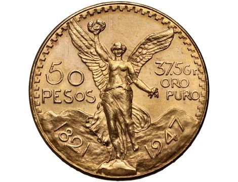 4593. Meksyk, 50 pesos 1947, Centenario