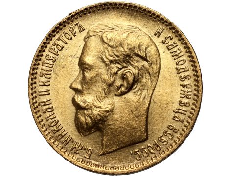 4611. Rosja, Mikołaj II, 5 rubli 1901 (FZ)